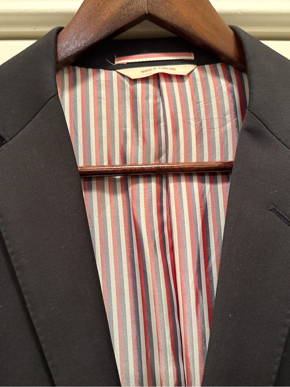 Brooks Brothers Red Fleece Navy Wool Blazer 42R Marzotto Sport Coat